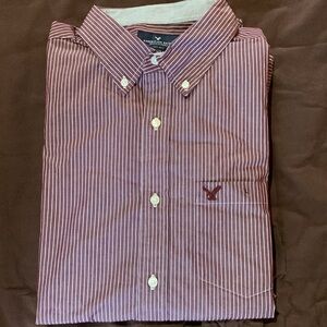 American Eagle Striped Shirt